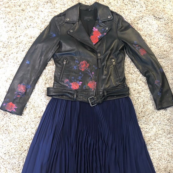 Mackage leather jacket for Aritzia. SIZE：XS